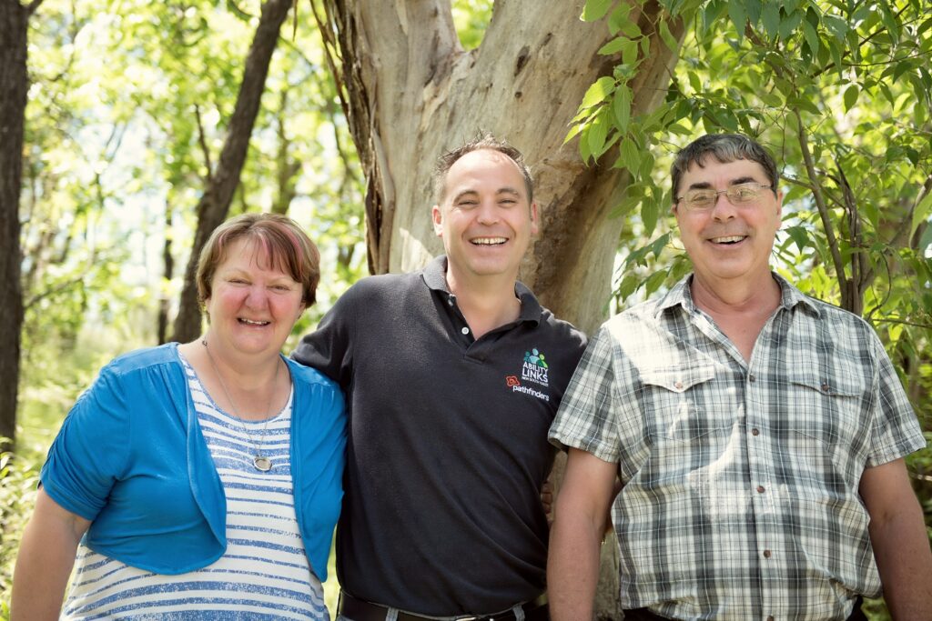 Robert and Tracey linked through Ability Links program
