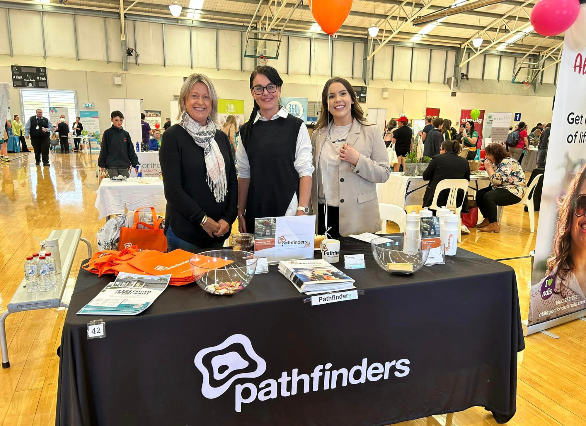 Pathfinders Support Your Path Program at the Links for Life Disability Expo in Tamworth